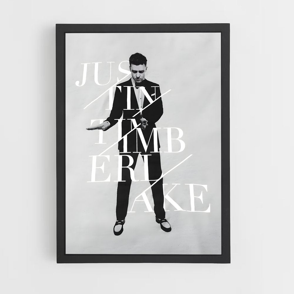 justin-timberlake-3 cadre Noir