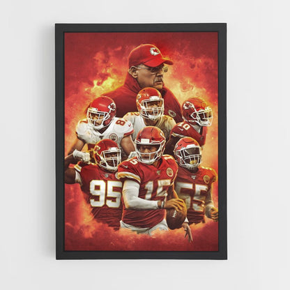 Pôster da equipe do Kansas City Chiefs