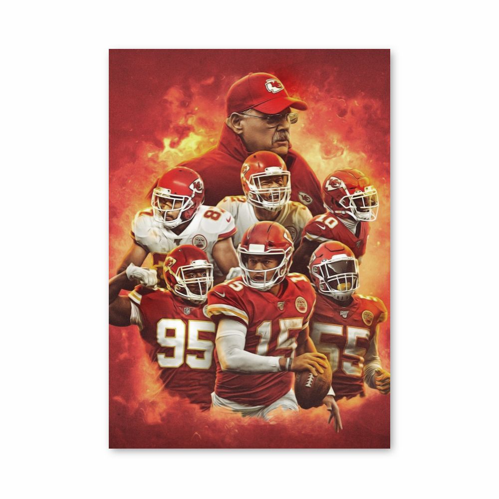 Pôster da equipe do Kansas City Chiefs