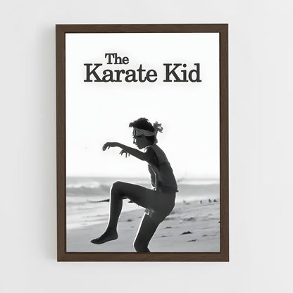 karate-kid-10 cadre Bois foncé