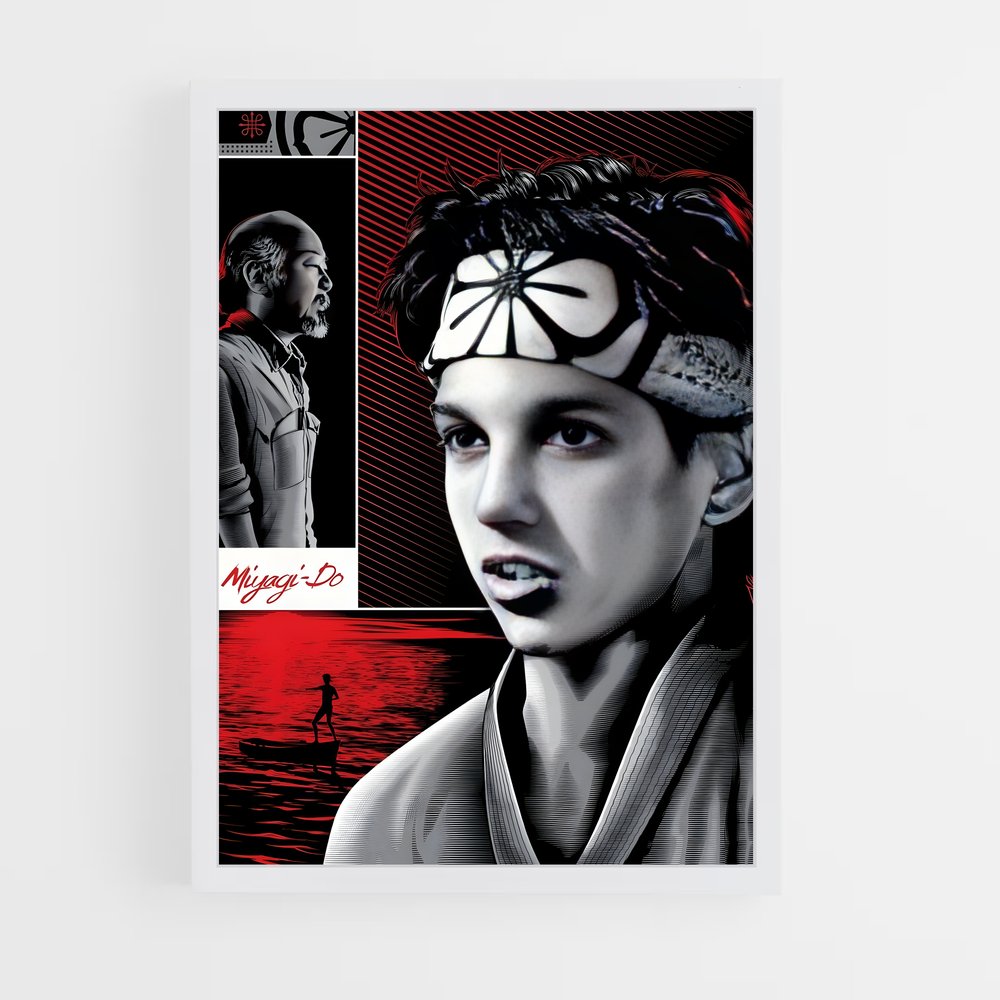 karate-kid-11 cadre Blanc