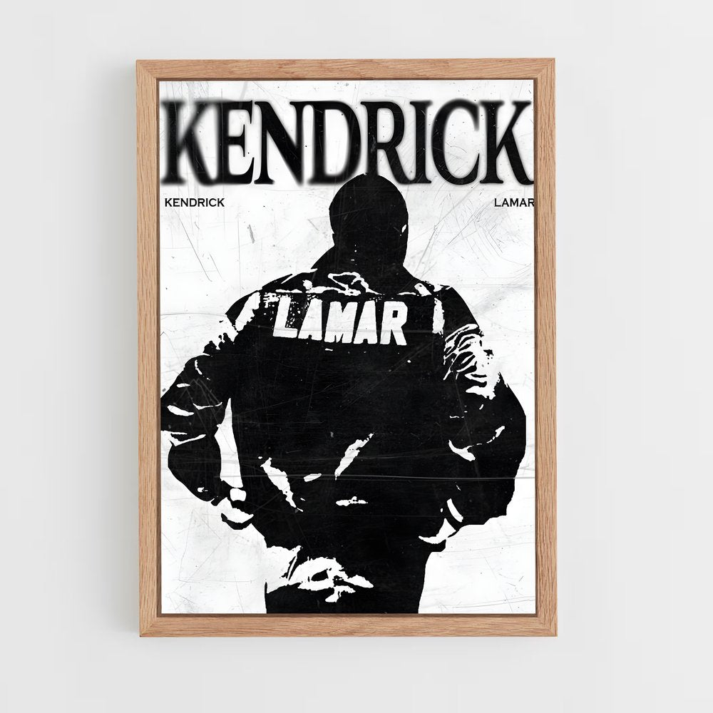 kendrick-lamar-4 cadre Bois clair