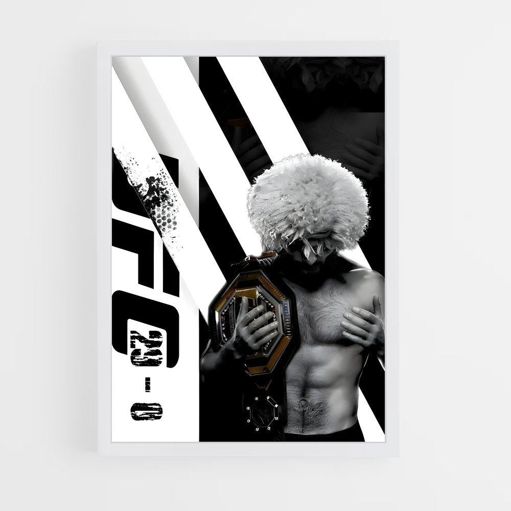 khabib-12 cadre Blanc