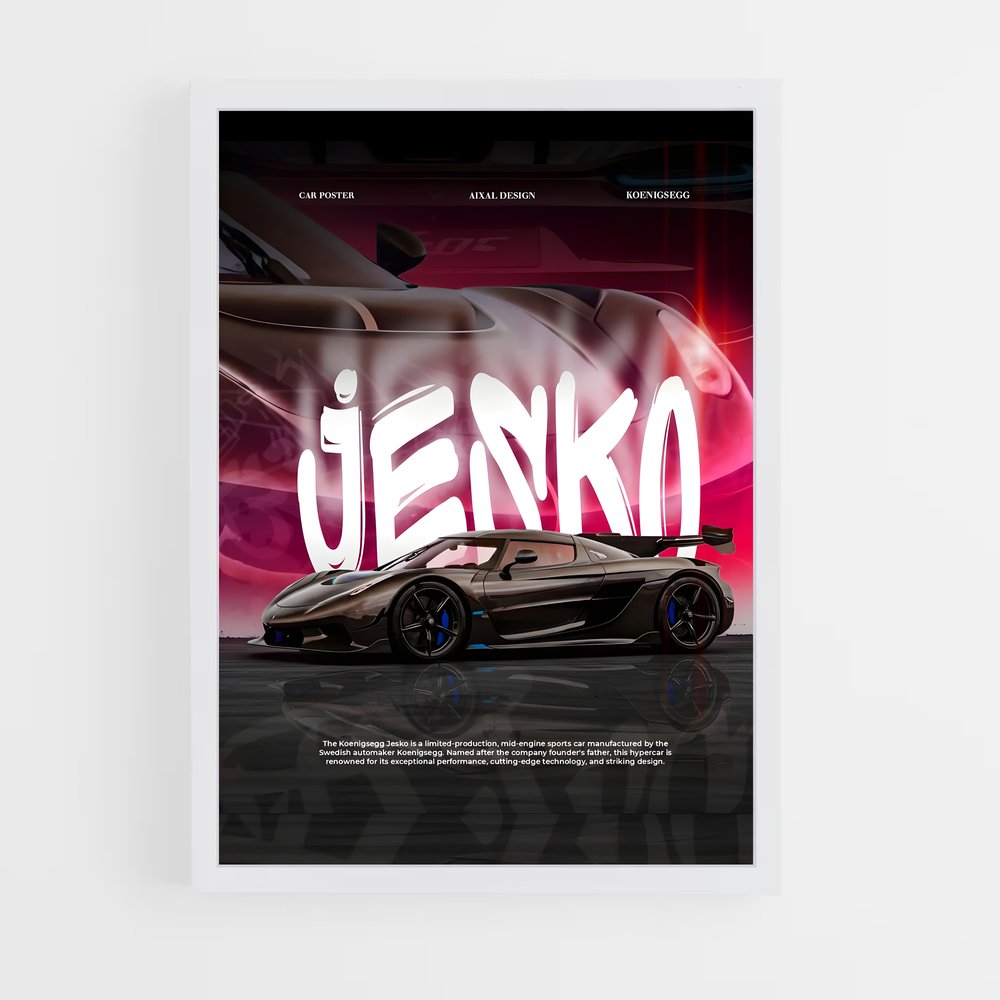 koenigsegg-11 cadre Blanc