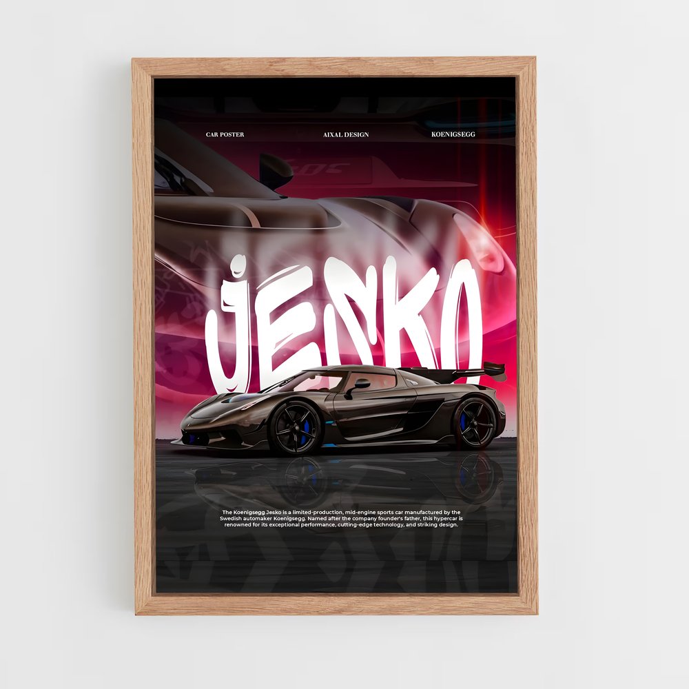 koenigsegg-11 cadre Bois clair