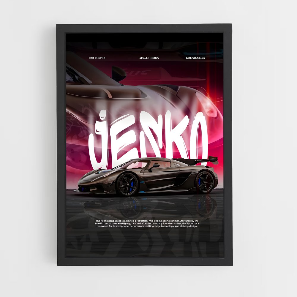 koenigsegg-11 cadre Noir