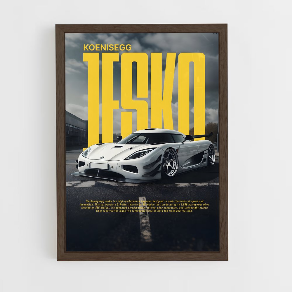 koenigsegg-14 cadre Bois foncé