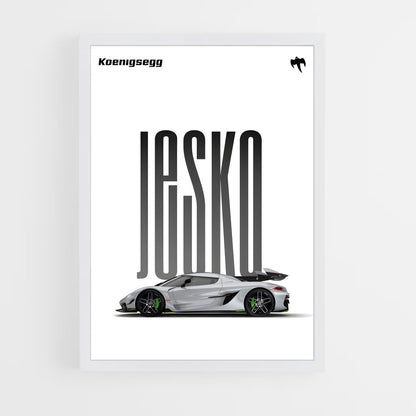 koenigsegg-3 cadre Blanc