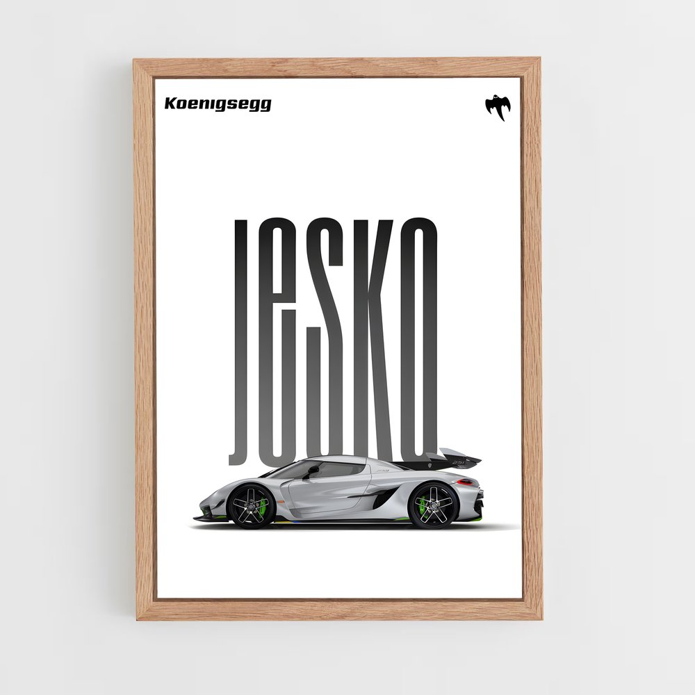 koenigsegg-3 cadre Bois clair