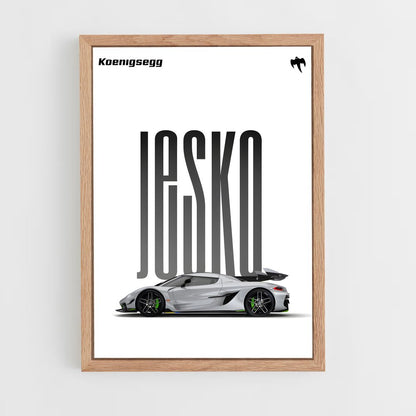 koenigsegg-3 cadre Bois clair