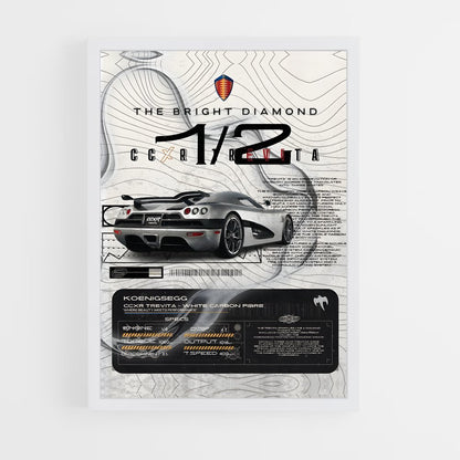 koenigsegg-7 cadre Blanc