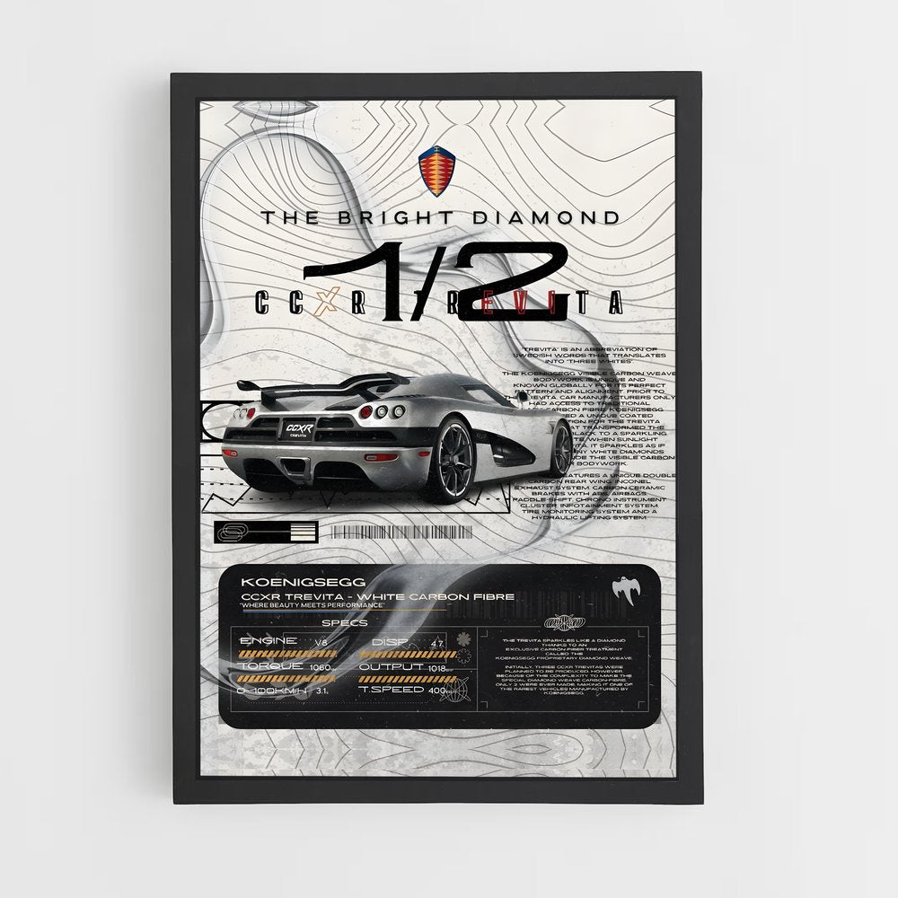 koenigsegg-7 cadre Noir