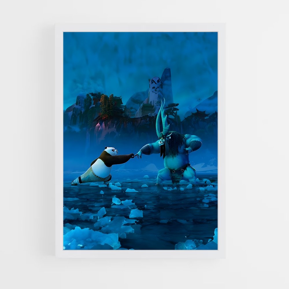 kung-fu-panda-8 cadre Blanc