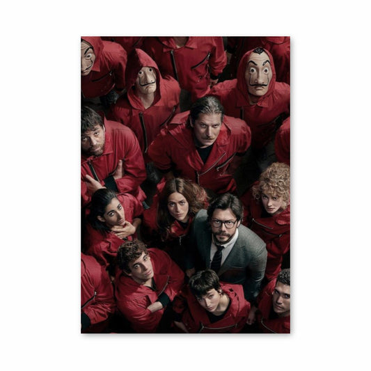 Pôster Trajes de La Casa de Papel