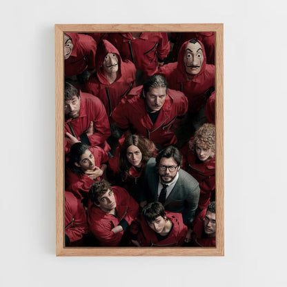 Pôster Trajes de La Casa de Papel