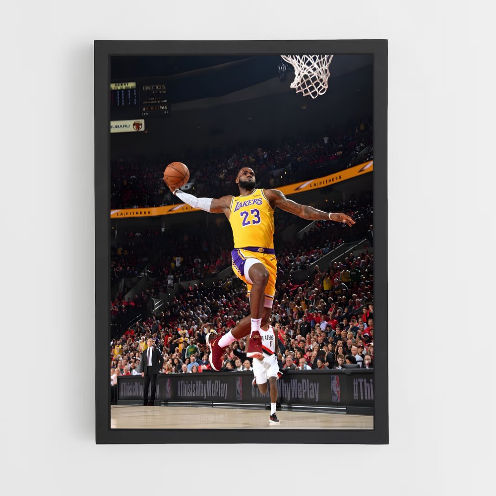 lebron-james-1 cadre Noir