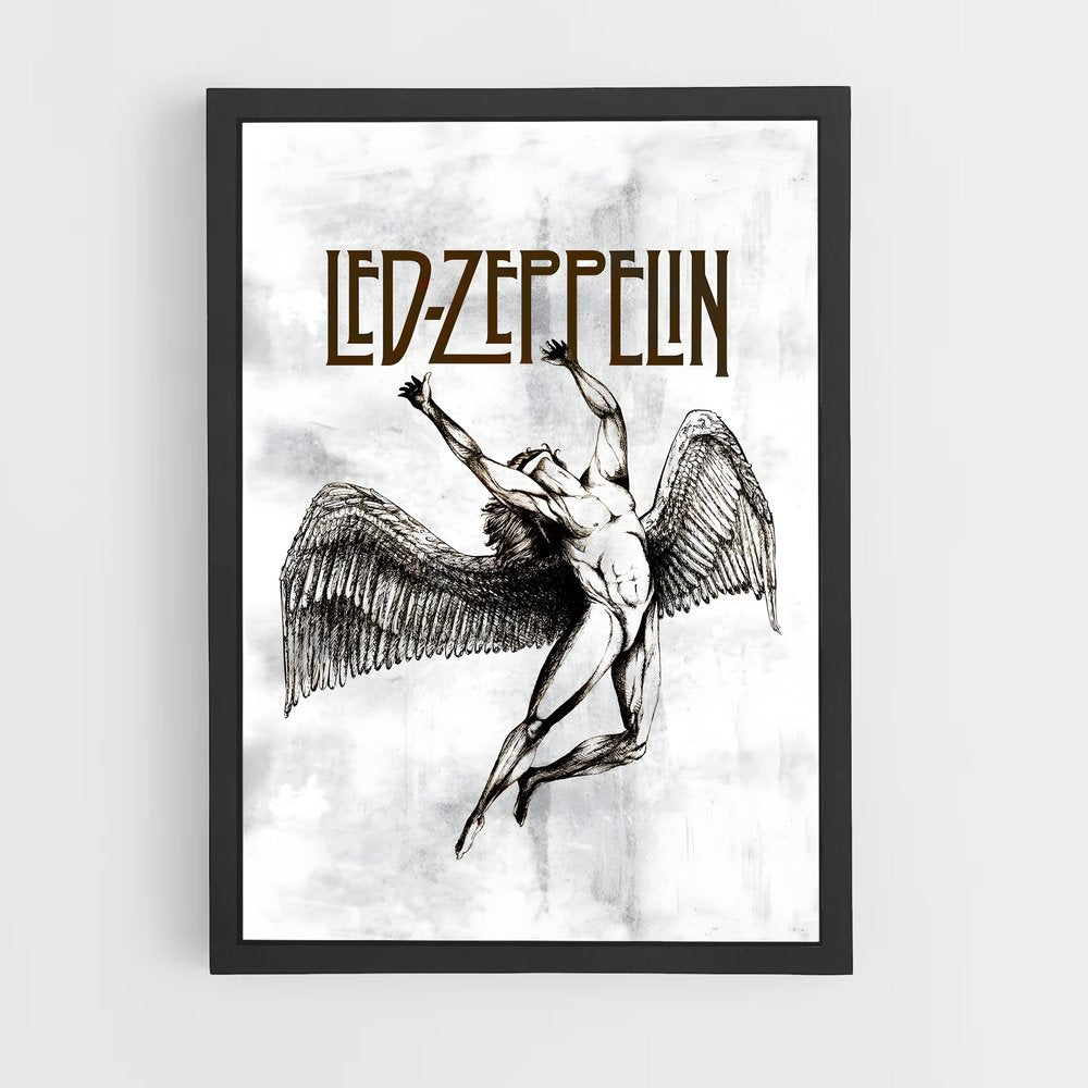 led-zeppelin-4 cadre Noir