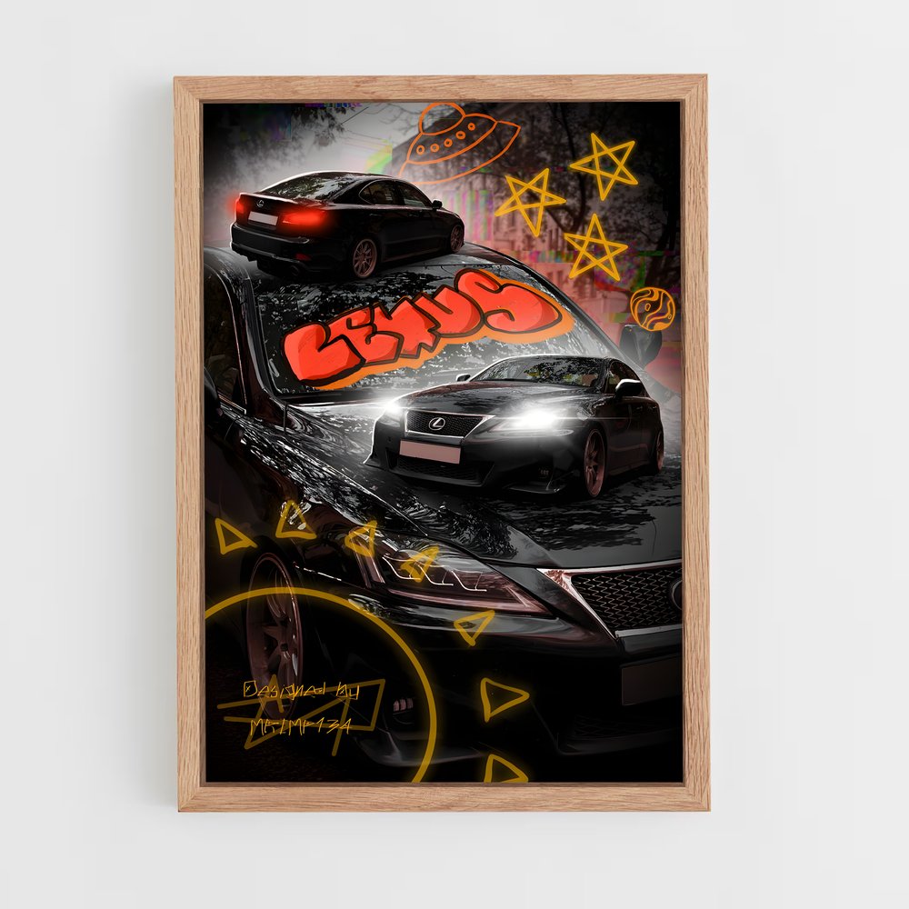 lexus-9 cadre Bois clair
