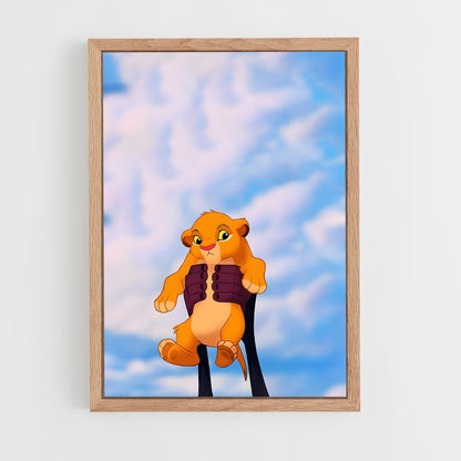 lion-king-2 cadre Bois clair