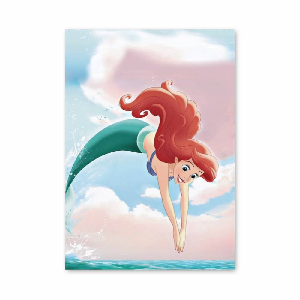 Poster Plongeon Ariel