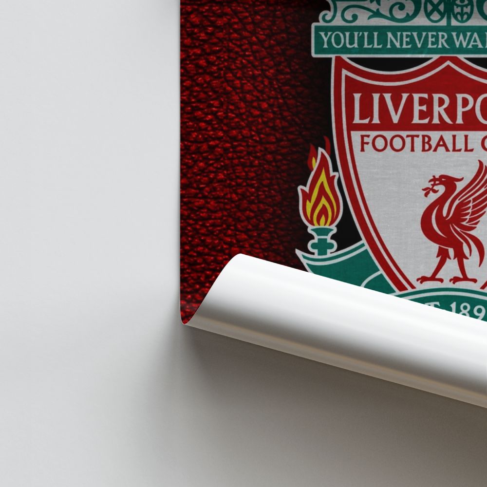 Póster do clube de futebol de Liverpool