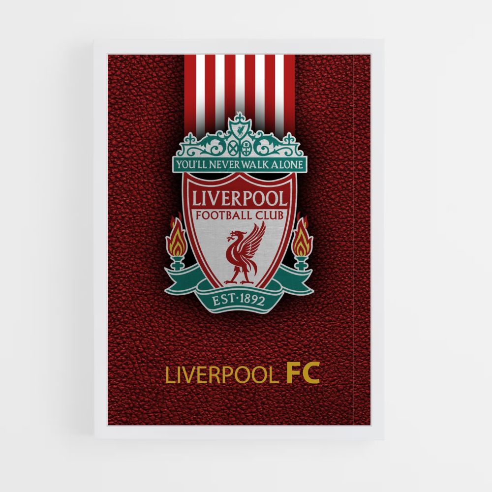 Póster do clube de futebol de Liverpool