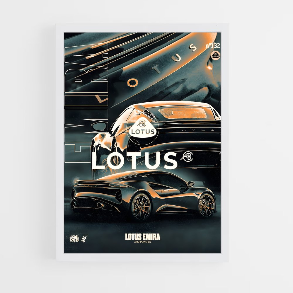 lotus-12 cadre Blanc