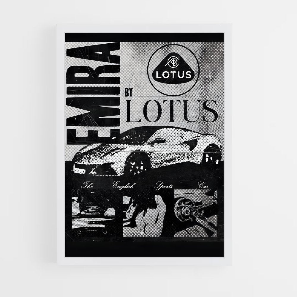 lotus-4 cadre Blanc