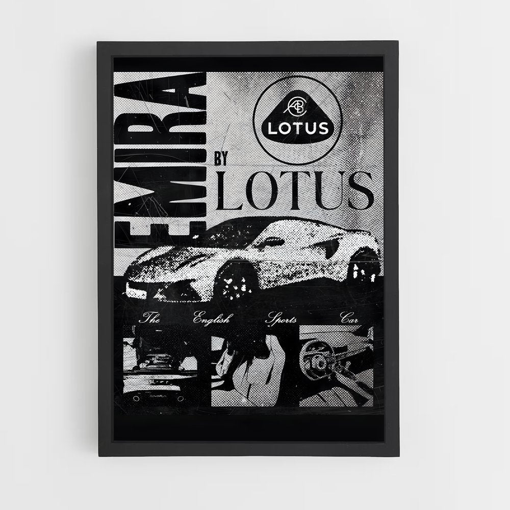 lotus-4 cadre Noir