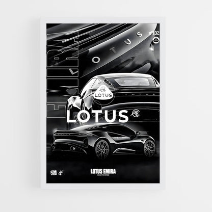 lotus-5 cadre Blanc