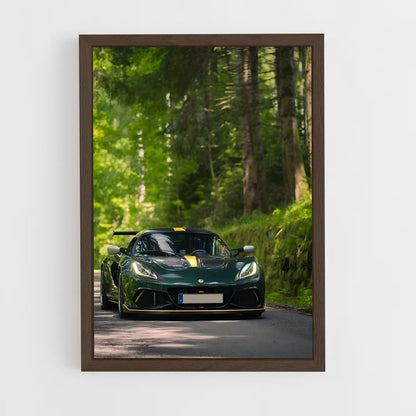 lotus-8 cadre Bois foncé