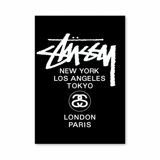 Pôster Stussy Internacional