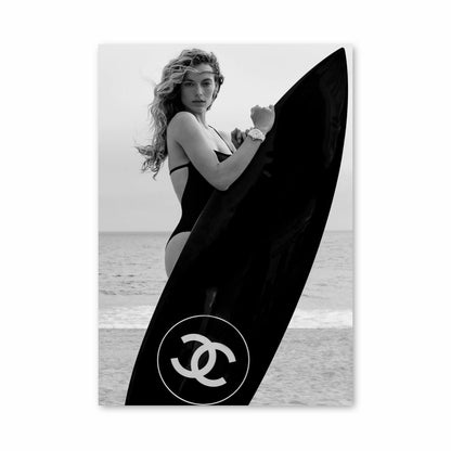 Pôster Surf Chanel