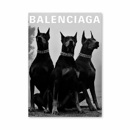 Póster Cachorro Balenciaga