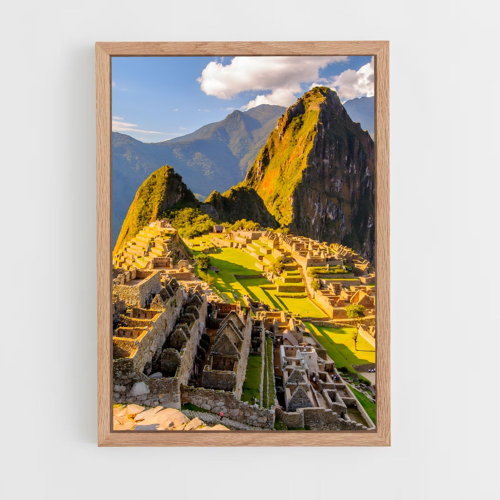 machu-picchu-11 cadre Bois clair