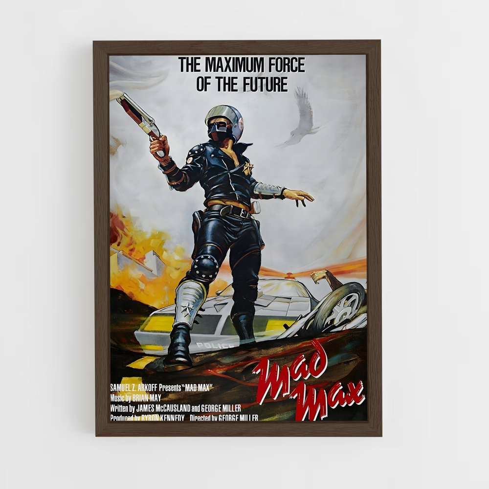 mad-max-17 cadre Bois foncé
