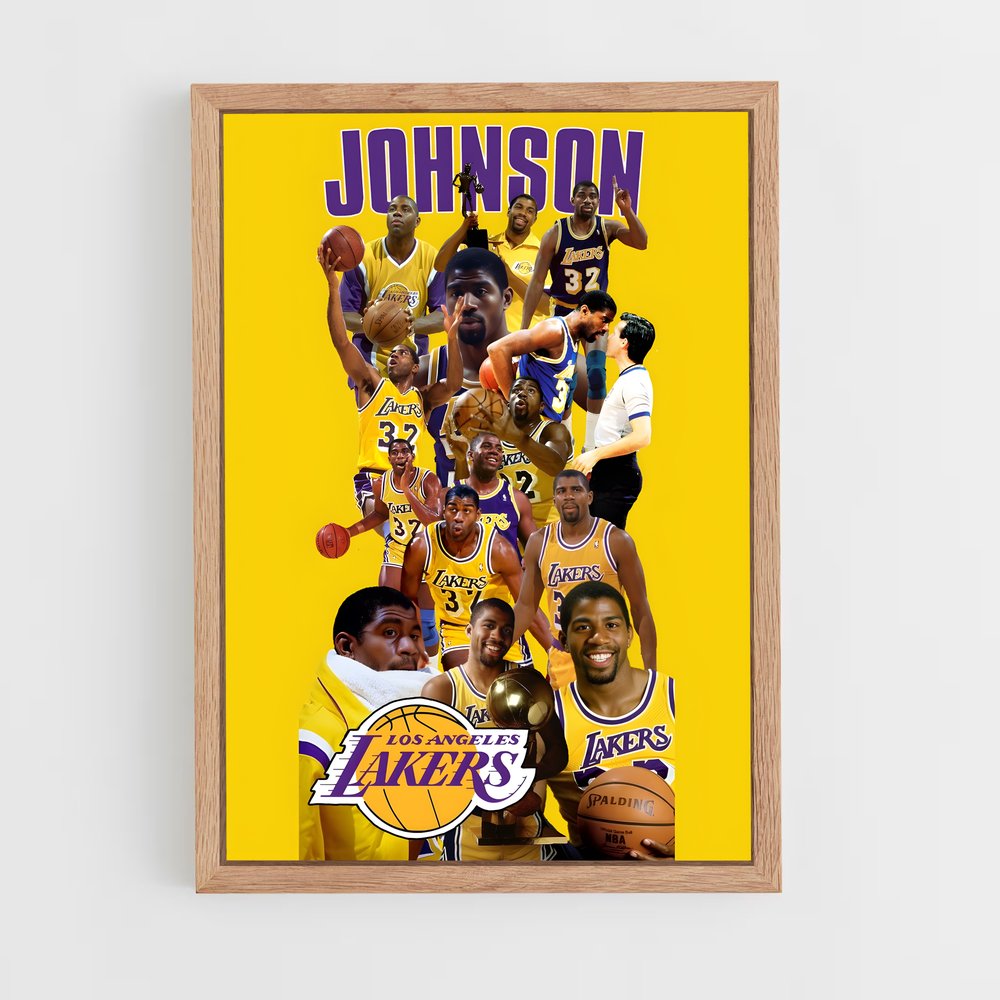 magic-johnson-4 cadre Bois clair