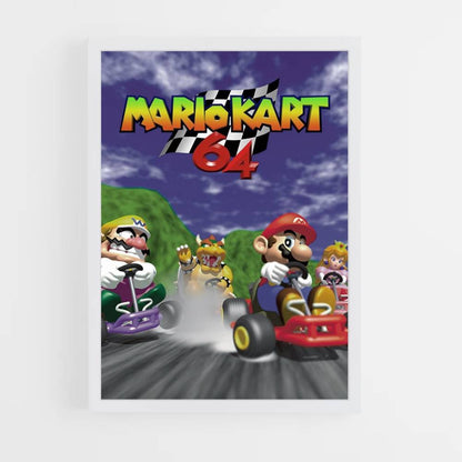 Pôster Mario Kart 64