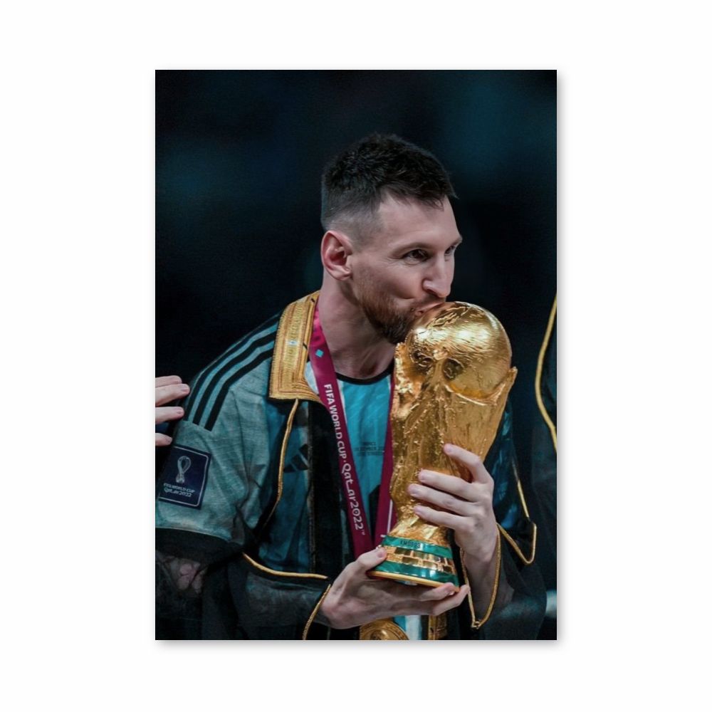 Pôster Bola de Ouro de Lionel Messi