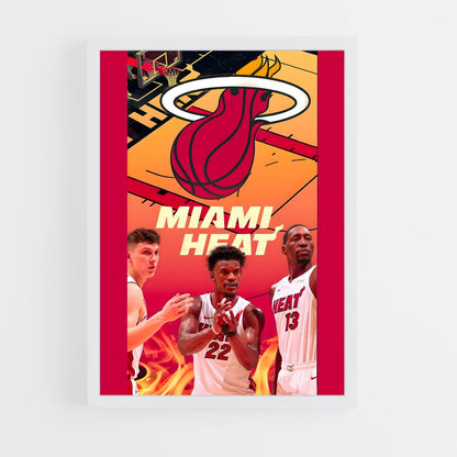 miami-heat-20 cadre Blanc