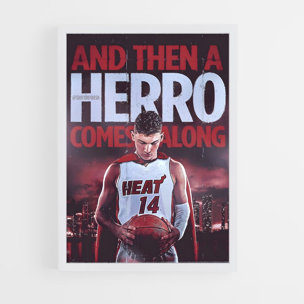 miami-heat-5 cadre Blanc