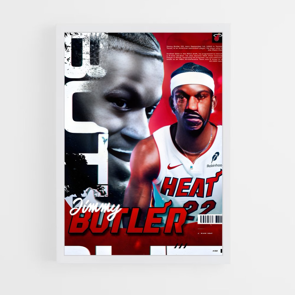 miami-heat-6 cadre Blanc