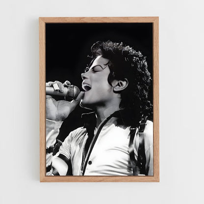 michael-jackson-3 cadre Bois clair