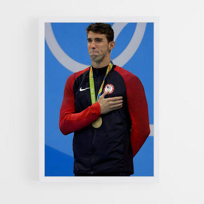 michael-phelps-6 cadre Blanc