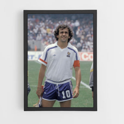 Pôster Michel Platini 10 França