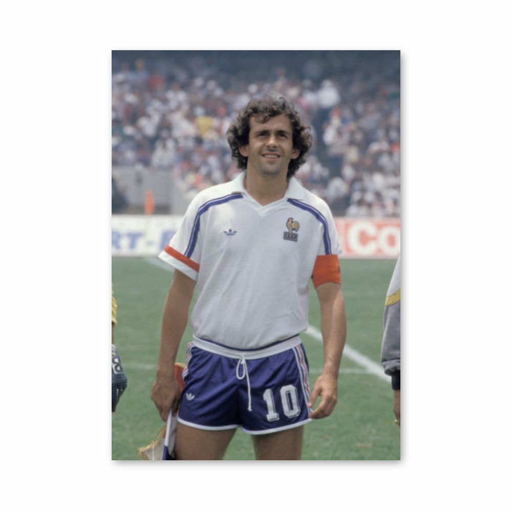 Pôster Michel Platini 10 França