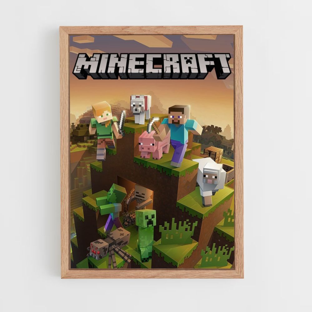 Pôster Minecraft Aventura