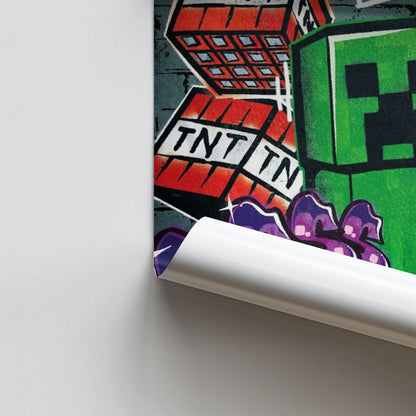 Póster Creeper TNT