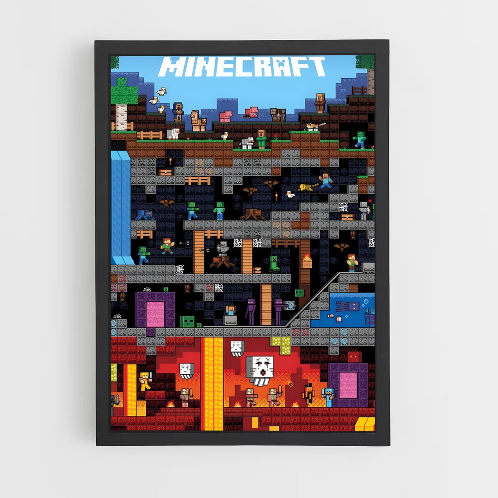 minecraft-5 cadre Noir