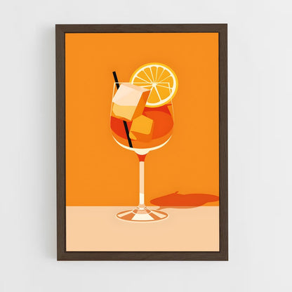 minimalist-7 cadre Bois foncé